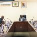Prof. Stephen Jobson Mitchual (5th from left) addressing the Minister of Education on crucial matters impacting UEW