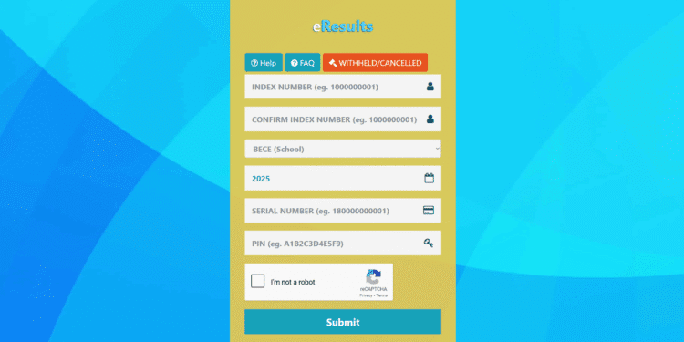 WAEC BECE Results Checking Portal