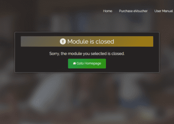 GES recruitment application module closed