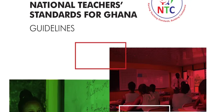 National Teachers' Standards for Ghana