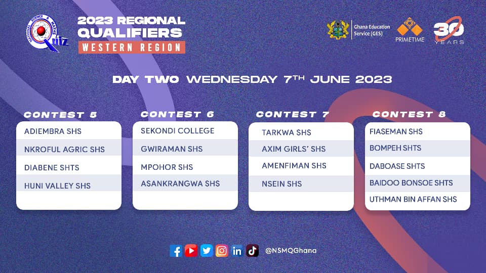 Western Region Schools-