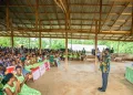 Dr. Yaw Osei Adutwum with students of ASCO