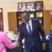 Eric Nkansah received the Chargé d’Affaires of the Barbados High Commission in Ghana
