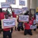 Teachers protest against deduction of Ghc150 by NTC from their PDA