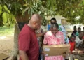 Ablakwa surprises young Gertrude with a laptop