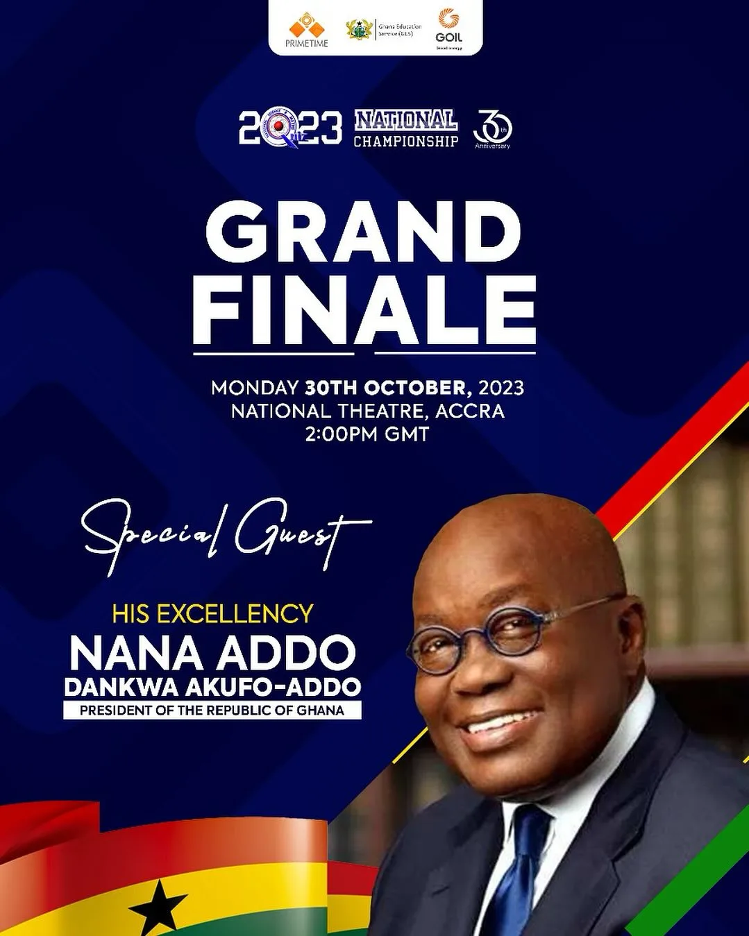 Akufo-Addo named as special guest at NSMQ 2023 grand finale