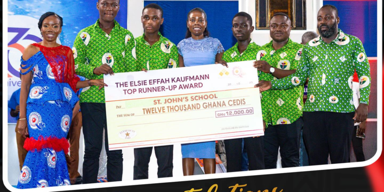 Elsie Effah Kaufmann Top Runner-up Award for NSMQ 2023