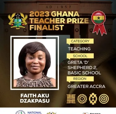 Faith Aku Dzakpasu adjudged 2023 most outstanding teacher