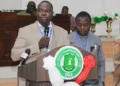 Prof Mamudu A. Akudugu, National President of UTAG addressing the Congress