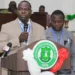 Prof Mamudu A. Akudugu, National President of UTAG addressing the Congress