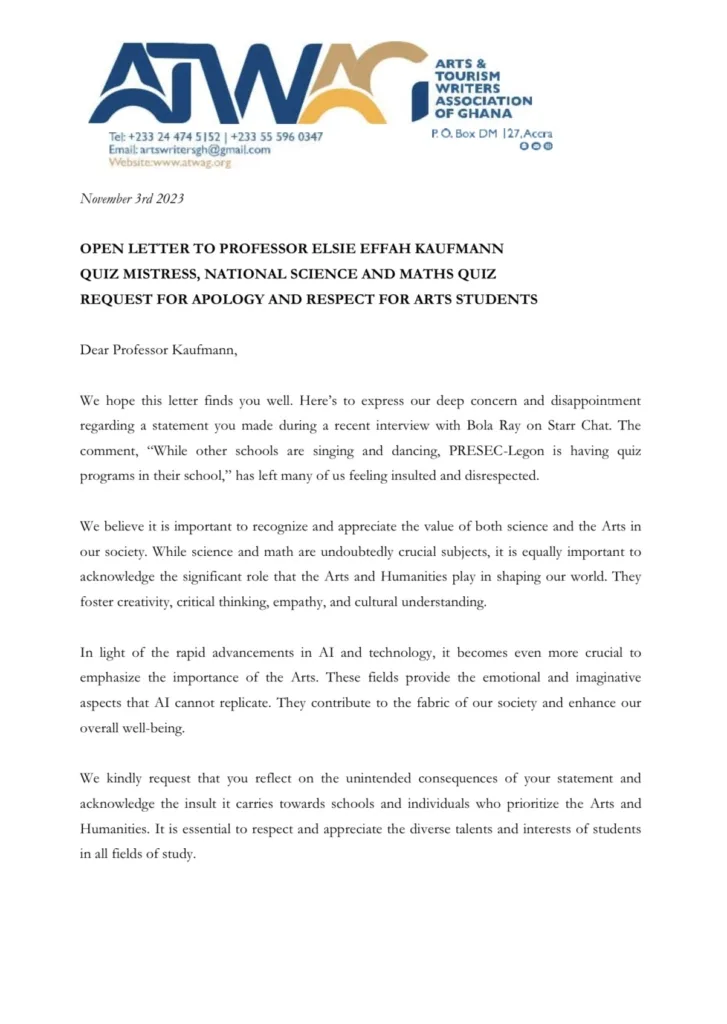 ATWAG Statement - Page 1