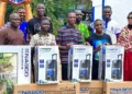 Electroland Ghana gifts PRESEC NSMQ team NASCO products