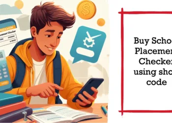 Buy school placement checker using short code