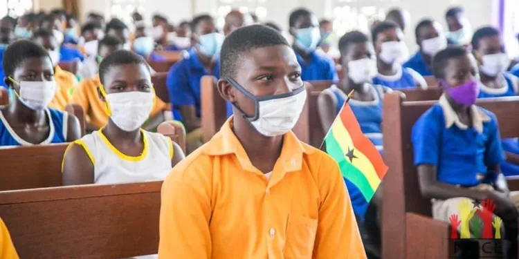 SHS students orientation in Ghana