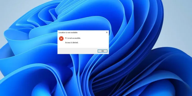 External Hard Drive Access is denied