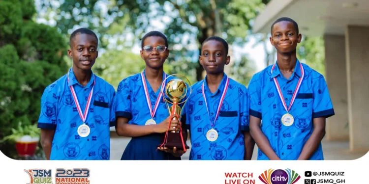KNUST Basic JHS wins 2023 Junior Science and Math Quiz National Championship