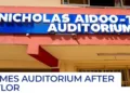 TTU names auditorium after Dr. Taylor