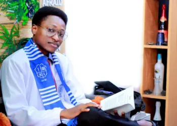 Bright Asiedu, 2017 NSMQ contestant for St. Thomas Aquinas