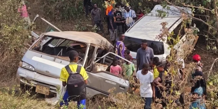Tragic accident at Nkawkaw kills 3 school children and a teacher
