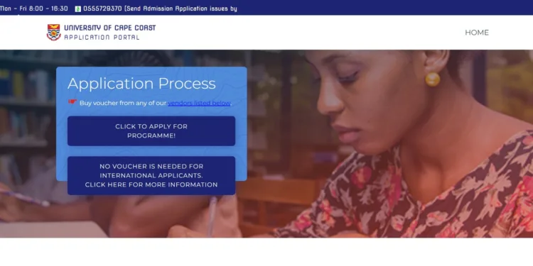UCC application portal