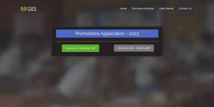 GES Promotion Application Portal
