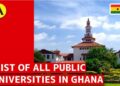 List of Universities in Ghana