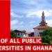 List of Universities in Ghana