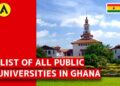 Public Universities in Ghana