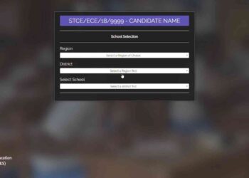 Selecting Preferred GES Recruitment Region, District & School for Posting