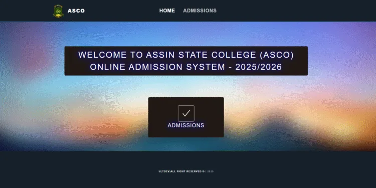 Assin State College Online Admission Registration Portal 2025