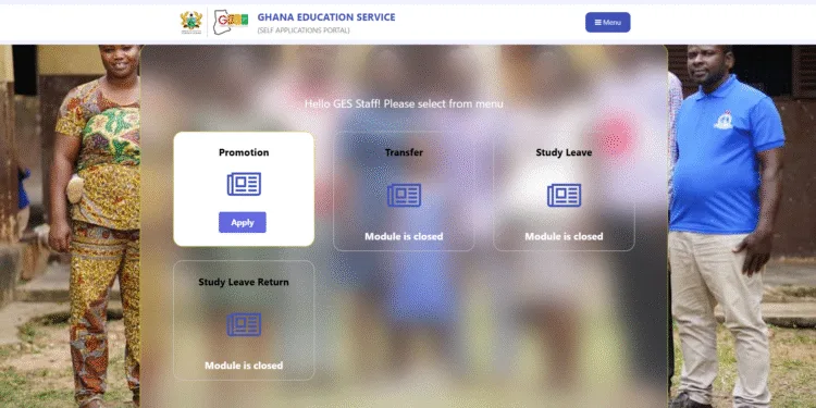 New 2025 GES Promotion Portal Interface