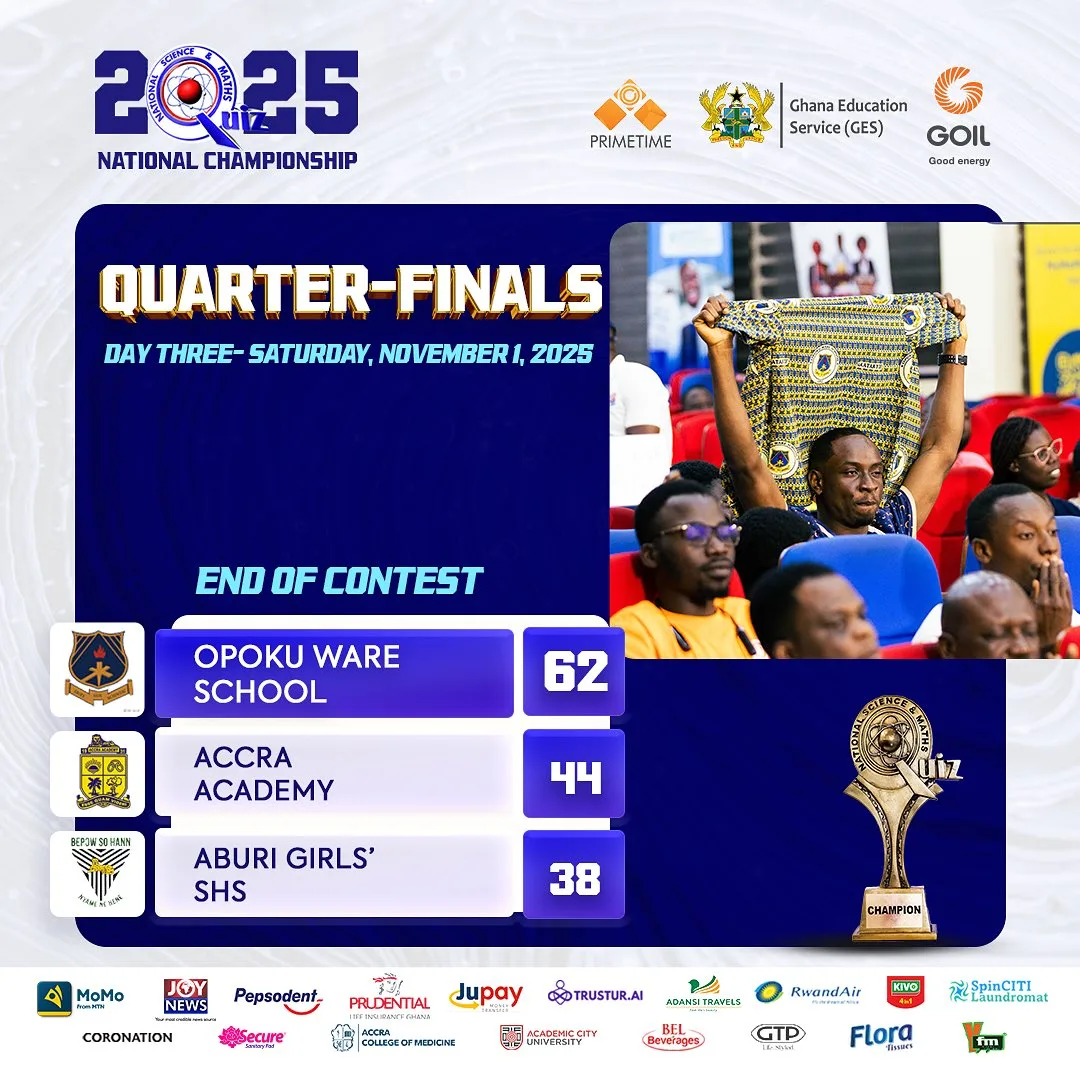 Opoku Ware School secure a spot in the NSMQ 2025 semi-finals