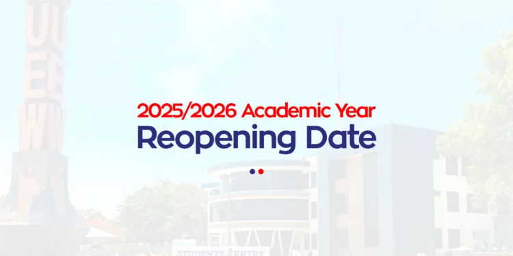UEW 2025_2026 academic year reopening date
