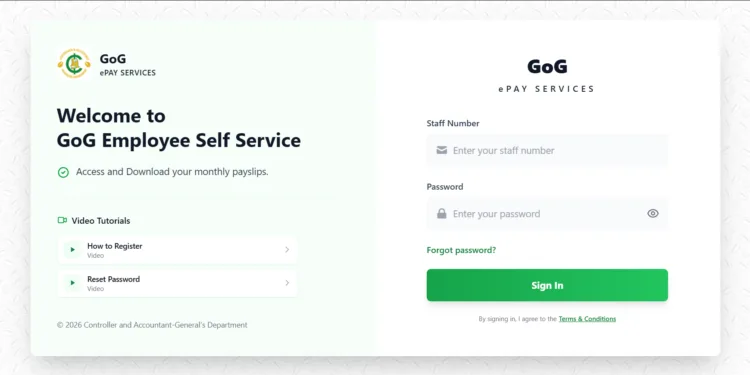 New Controller e-Payslip Portal