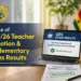 2025/26 Teacher Promotion & Supplementary Exams Results