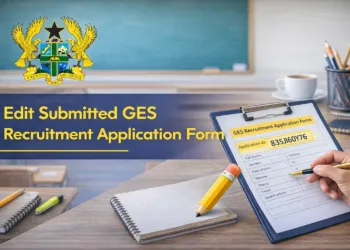 Edit Submitted GES Recruitment Application Form