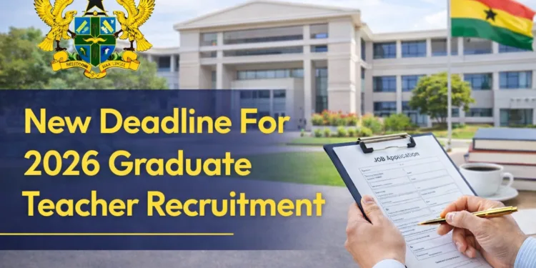 New Deadline For 2026 Graduate Teacher Recruitment