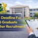 New Deadline For 2026 Graduate Teacher Recruitment