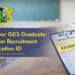 Recover GES Recruitment Application ID