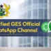 Verified GES WhatsApp Channel