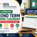 GES Approved Second Term Academic Calendar For Basic Schools In Ghana