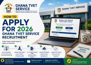 How To Apply For 2026 Ghana TVET Service Recruitment