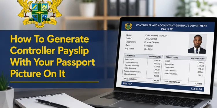 How To Generate Controller Payslip With Your Passport Picture On It