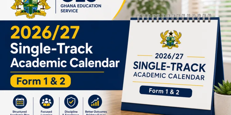 2026/27 Single-Track Academic Calendar - Form 1 & 2
