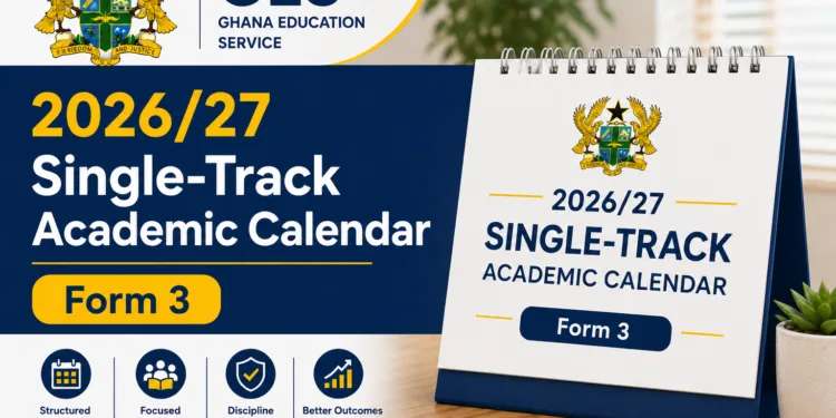 2026/27 Single-Track Academic Calendar - Form 3