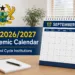 GES 2026/2027 Academic Calendar For Second Cycle Institutions