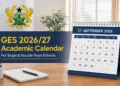 GES 2026/2027 Academic Calendar For Single & Double-Track Schools