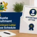 GES Graduate Recruitment Appointment Letter Release Schedule