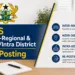GES Inter-Regional & Inter/Intra District Re-Posting
