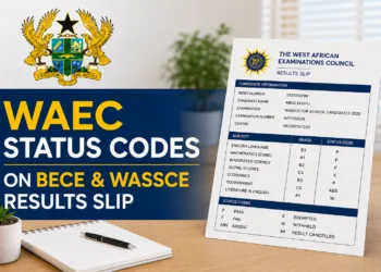 WAEC Status Codes On BECE & WASSCE Results